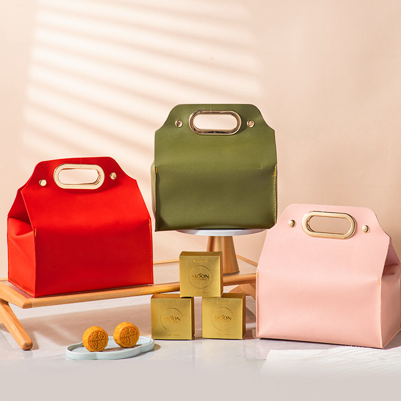 中秋礼盒月饼包装盒创意logo定制手提礼品盒2023皮质空盒新款高档,包装,中秋礼品包装,淘宝优惠券,粉丝福利购,淘宝优惠卷