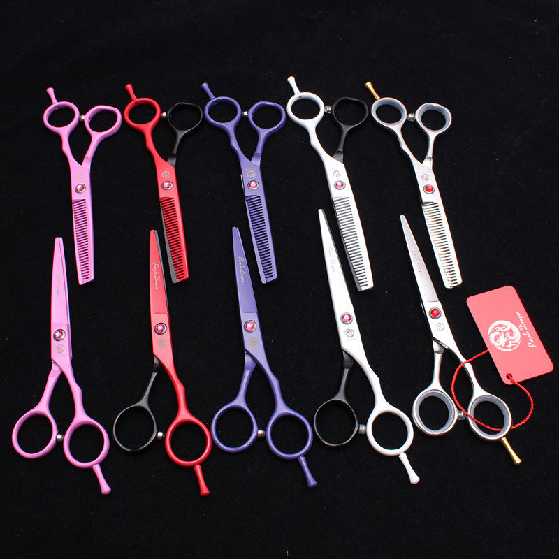 专业5.5寸烤漆粉色单尾理发剪刀美发剪平剪牙剪打薄剪刘海剪套装,居家日用,美发刀剪,淘宝优惠券,粉丝福利购,淘宝优惠卷