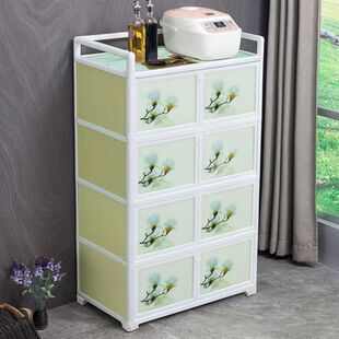 厨房置物架多层收纳柜子微波炉橱柜家用碗柜金属多功能餐边储物柜