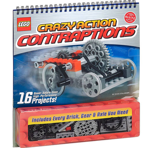 乐高积木科技机械搭建书 LEGO Crazy Action Contraptions 玩具书