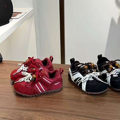 2025冬款男女童加棉串珠运动鞋