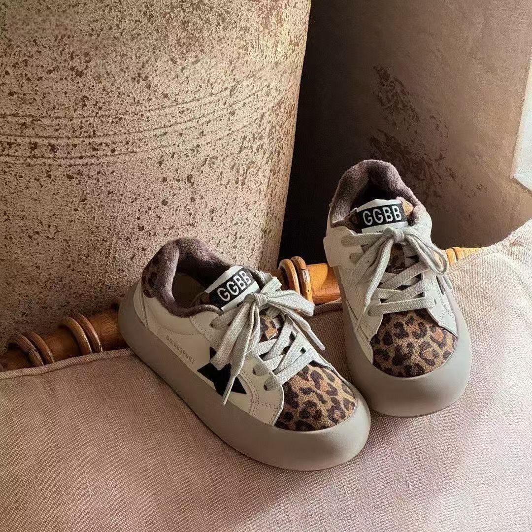 2025冬款男女童加绒运动鞋