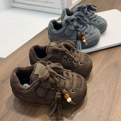 2025冬款男女童加棉时尚运动鞋