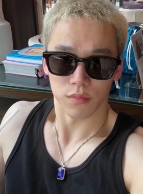 酷帅不可阻挡欧式简约MM006男士方形高级感黑色墨镜防晒太阳眼镜