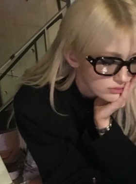 爱豆光学系列素颜近视眼睛黑框复古椭圆形可配度数镜片女潮搭显瘦