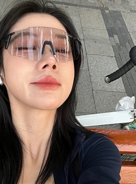 享受运动户外自行车骑行护目眼镜防风跑步日夜两用变色墨镜太阳镜