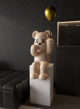 现代简约小熊创意摆件客厅装饰