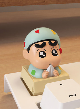 小新esc蜡笔小新键盘键帽可爱卡通个性键帽办公家用键盘帽装饰品