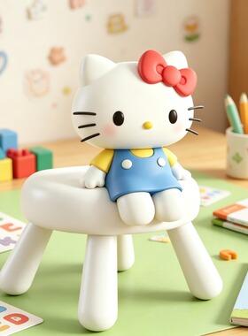 创意HelloKitty床头柜懒人追剧手机平板支架办公室学习支撑架摆件
