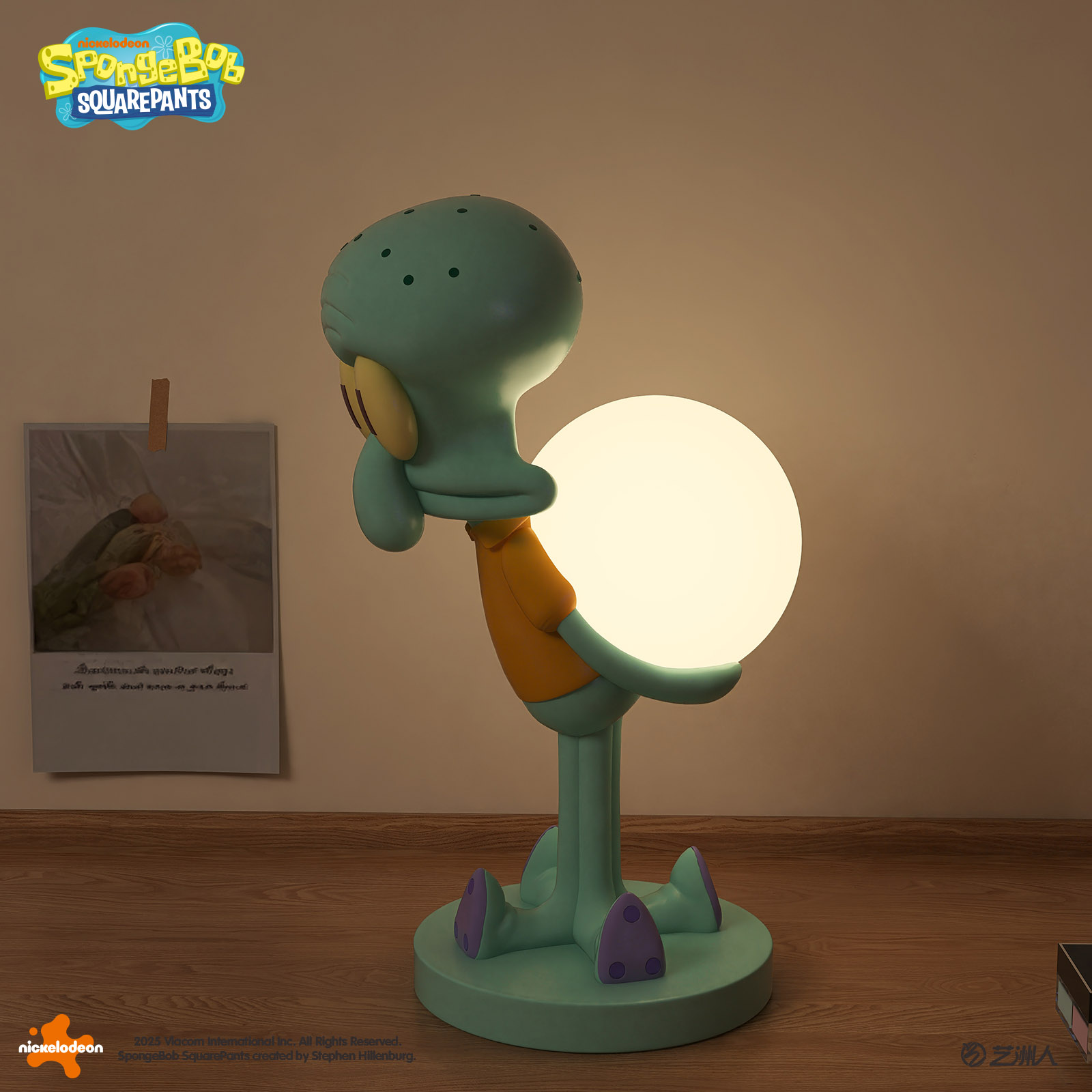 章鱼哥台灯床头灯小夜灯摆件