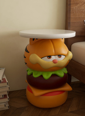 大加菲猫周边旁边落地床头柜