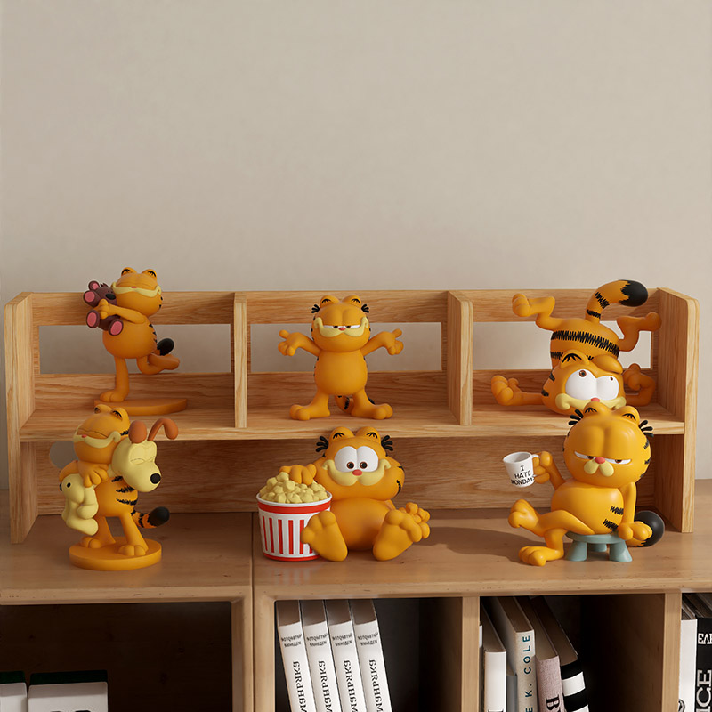 2024新款正版潮玩大加菲猫电影周边客厅桌面装饰搬家生日礼物摆件