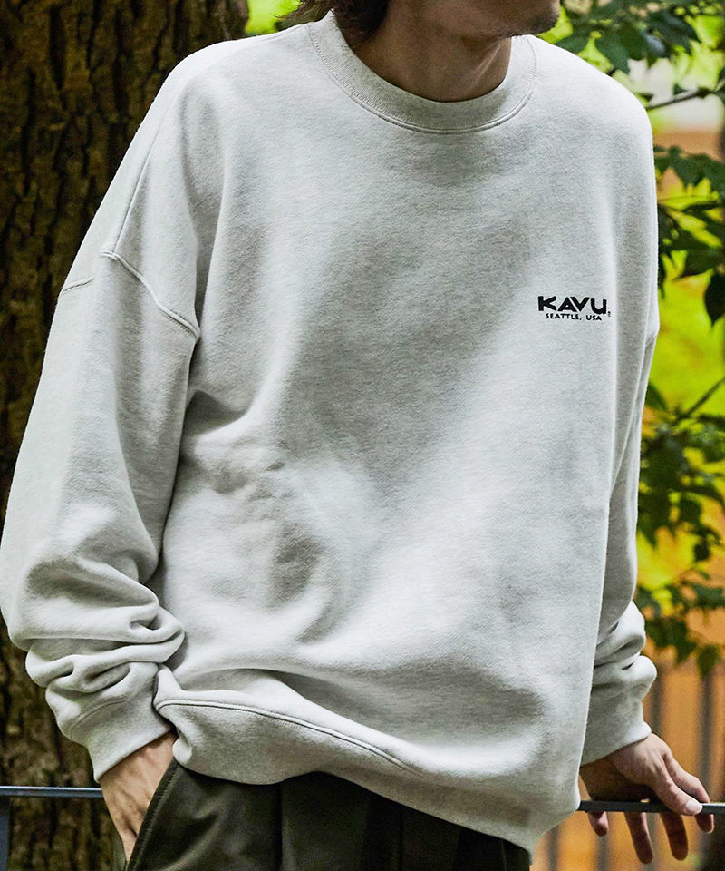 FS联名圆领抓绒宽松男士卫衣