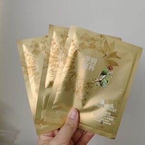 对扛松弛 干燥 佰~C~J 弹润滋养人参面膜 单片 保湿亮颜扛氧化