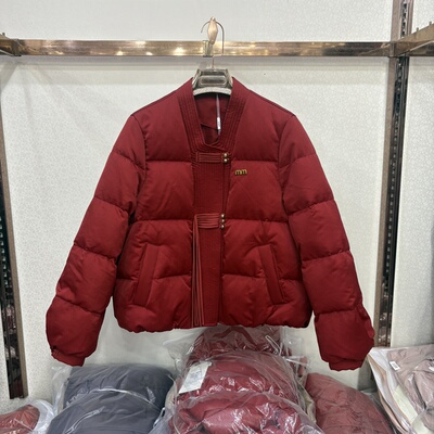 红松56090专柜正品冬季新款极简风白鸭绒羽绒服百时尚新中式女潮