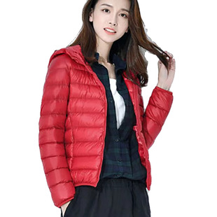 羽绒棉衣女士短款韩版修身轻薄款小棉衣女款立领外套女款连帽棉服