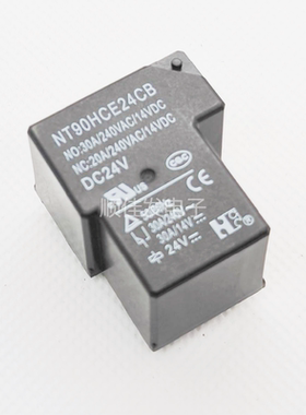 全新正品 NT90HCE24CB 24VDC 功率继电器 DC24V 30A 6脚 1开1闭型