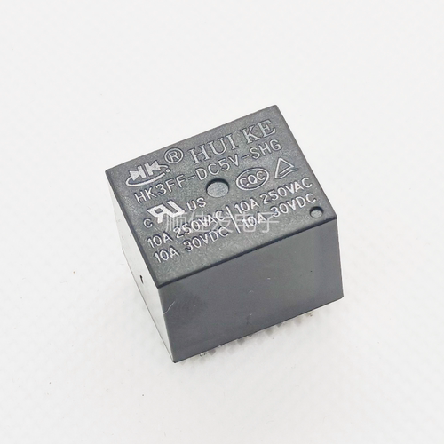 汇科继电器 HK3FF-DC5V-SHG 5VDC 10A 5脚一组转换 信号继电器