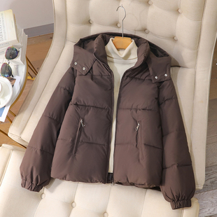 超好看韩版小个子羽绒棉服女短款棉衣宽松学生冬装棉袄外套潮ins