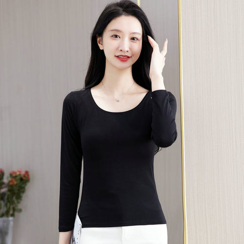 莫代尔打底衫女内搭长袖T恤薄款