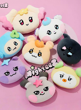 ATEEZ MIGHTEEZ快闪店毛绒脸型大抱枕扁平玩偶靠腰礼物限量梯