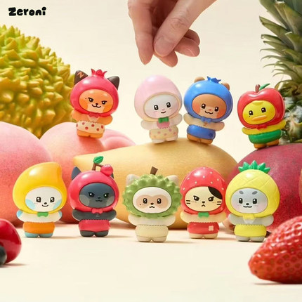 zeroni ZB1 fruit水果公仔手办桌面显示器可爱站立玩偶装饰小摆件