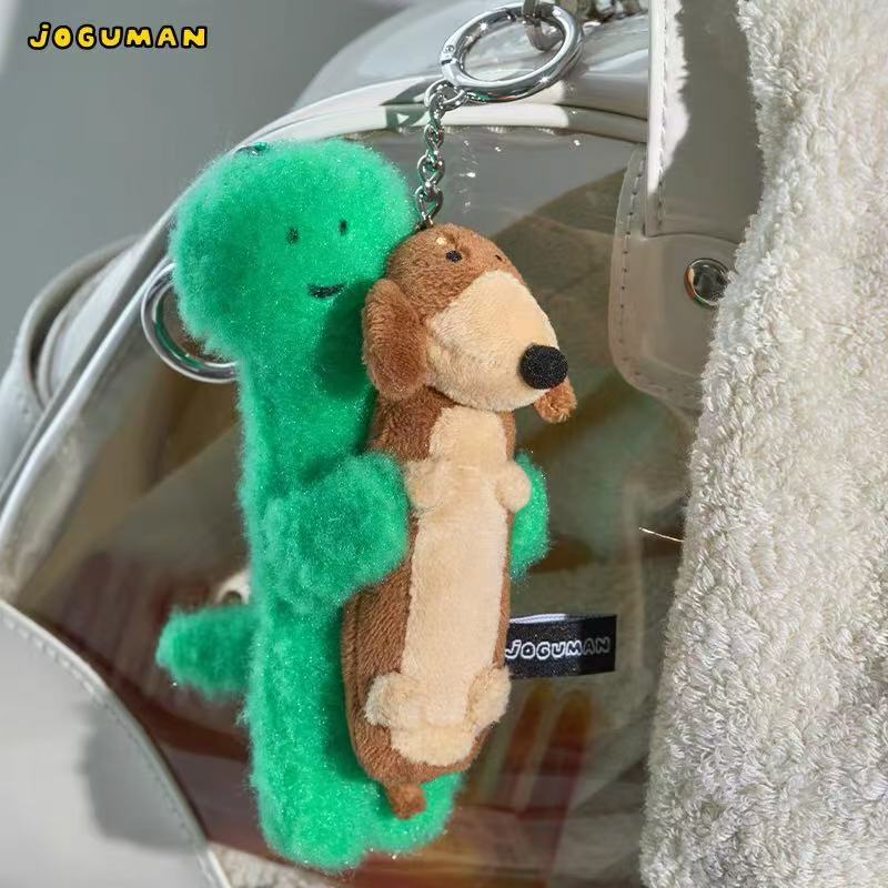 LINE FRIENDS JOGUMAN TOGETHER 系列 毛绒钥匙扣包挂