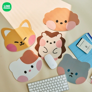LINE FRIENDS new minini school鼠标垫可爱创意游戏办公桌垫子