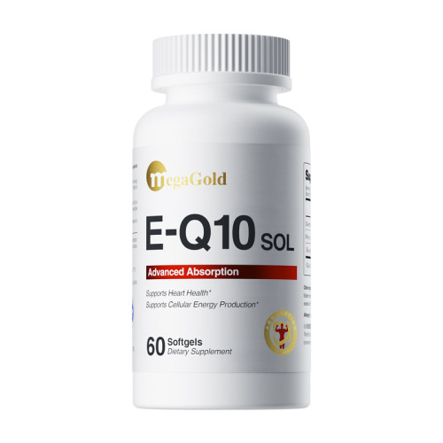 MegaGold美嘉高水溶性辅酶q10软胶囊心源性coq10保护心脏保健品yh