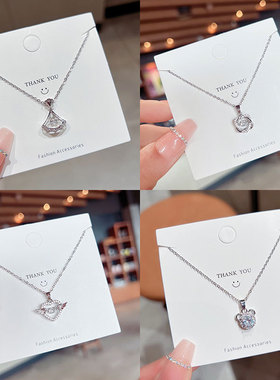 网红轻奢钛钢项链女百搭