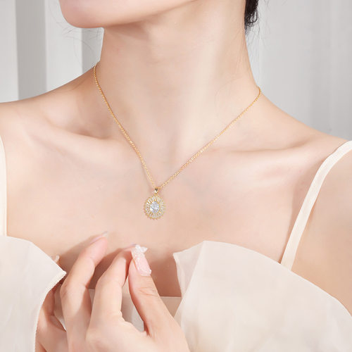 跨境【钛钢链】法式椭圆