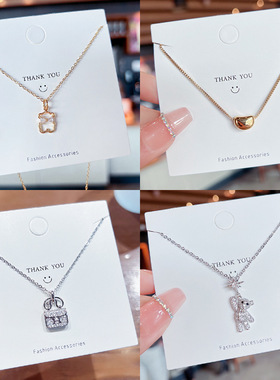 韩版新潮款小众设计吊坠