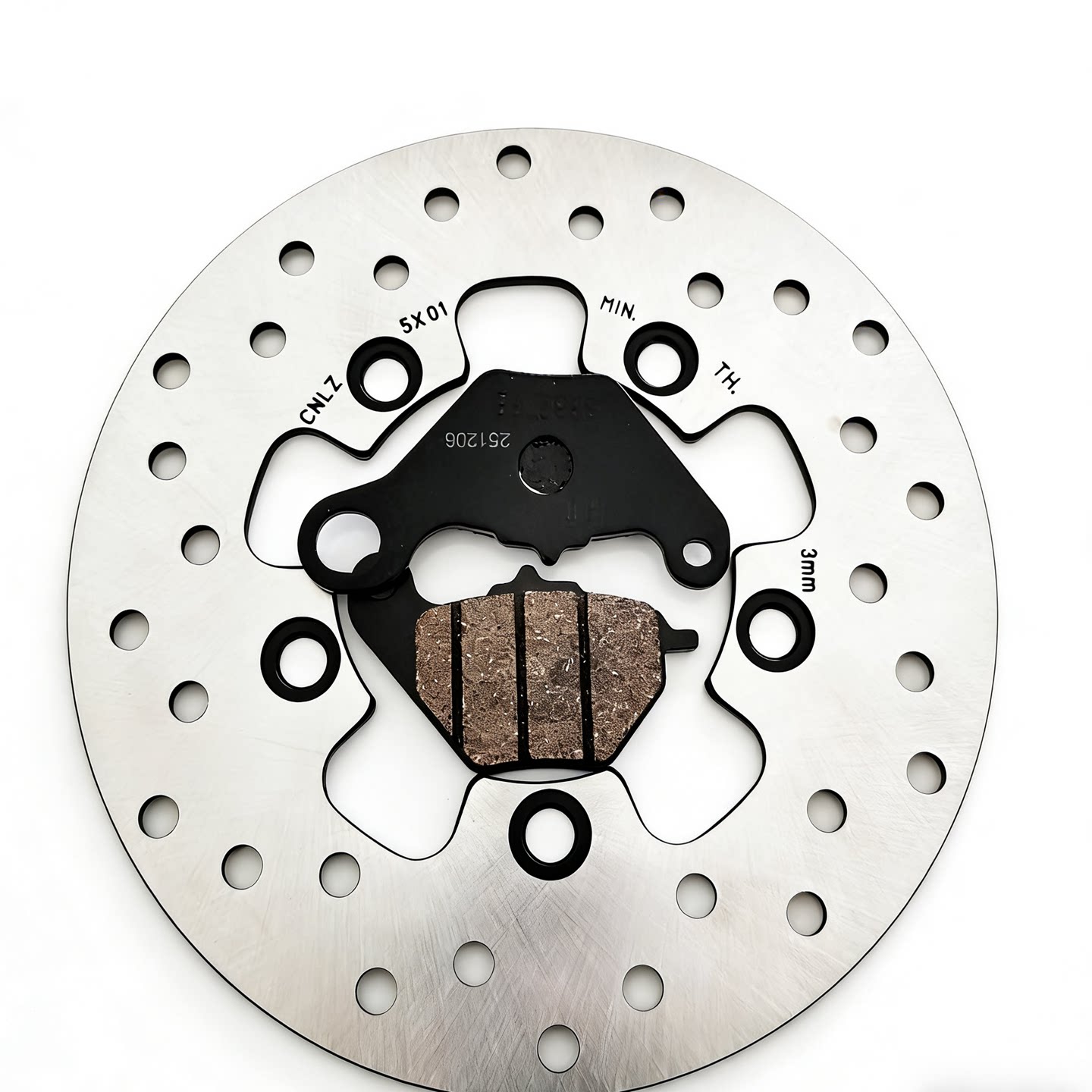 适用铃木摩托车UY125T碟刹盘UU125T刹车片UE125T刹车盘制动盘