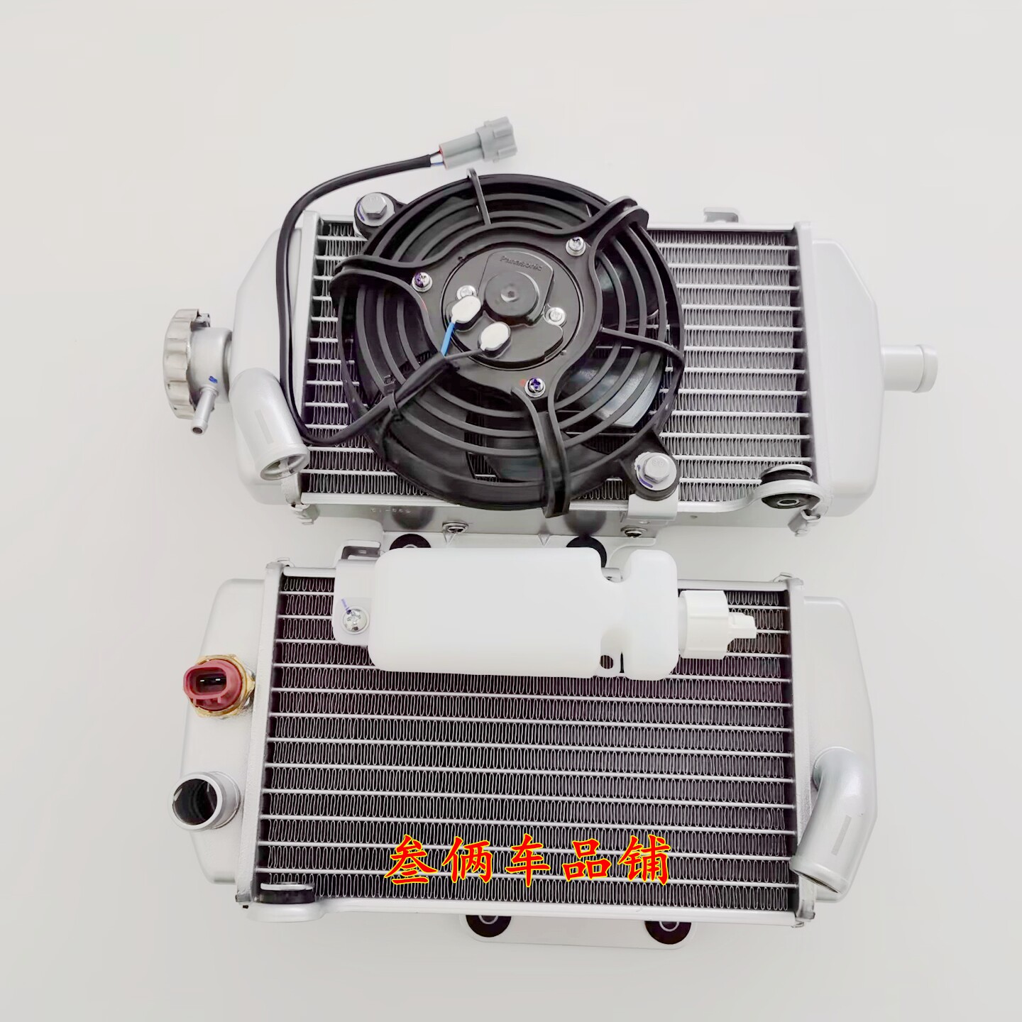 隆鑫LX300GY-D无极300GY原装散热器左水箱带冷却水箱右水箱带风扇