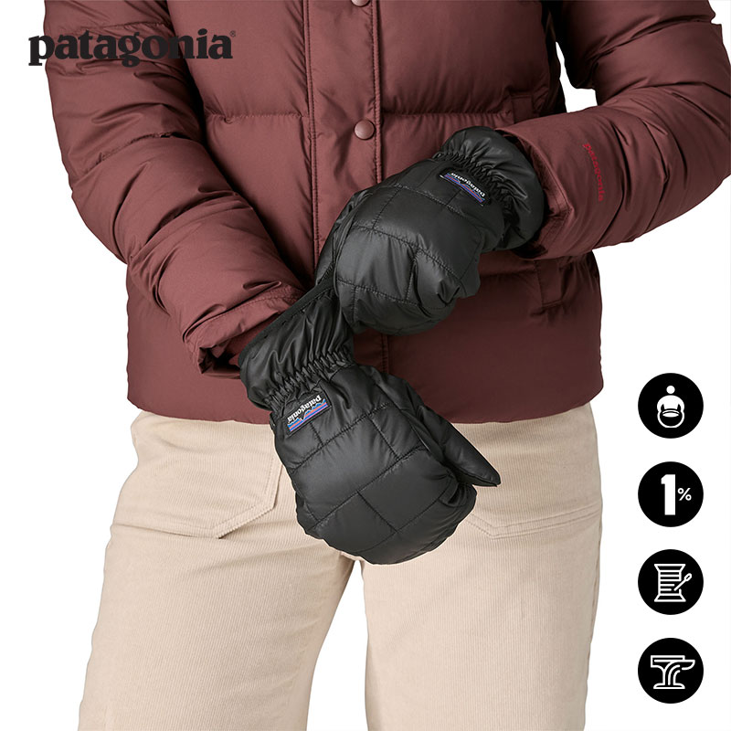 patagonia户外运动保暖手套