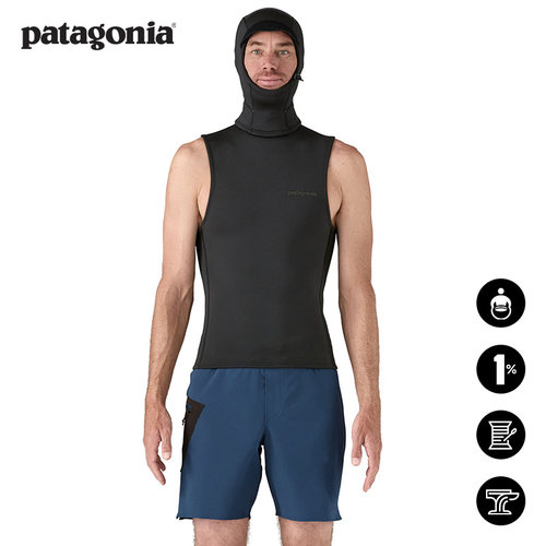 patagonia连帽冲浪背心