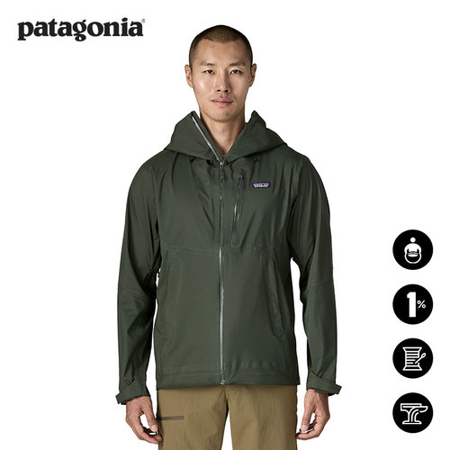 patagonia男士防水冲锋衣