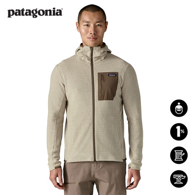 patagonia男士抓绒连帽衫