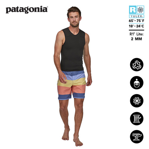 patagonia男士R1冲浪背心