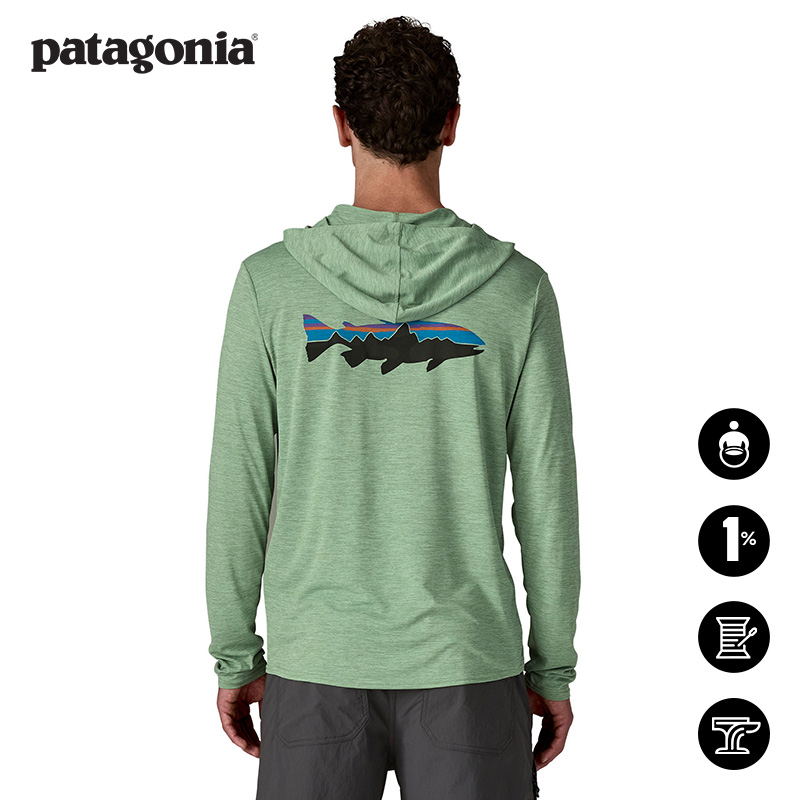 patagonia男士C1速干连帽衫