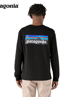 男士长袖T恤经典P-6 Logo 38518 Patagonia巴塔哥尼亚