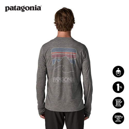 patagonia男士防晒速干长袖T恤