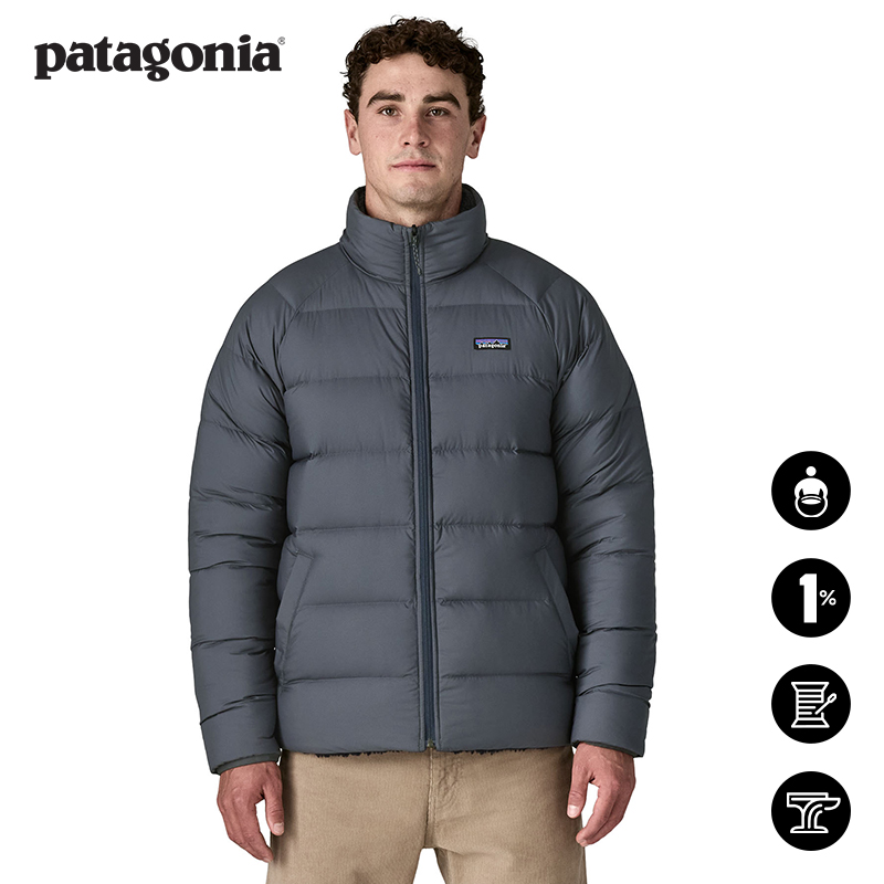 patagonia男士双面穿再生羽绒服