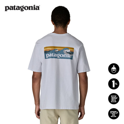 patagonia男士环保面料短袖T恤