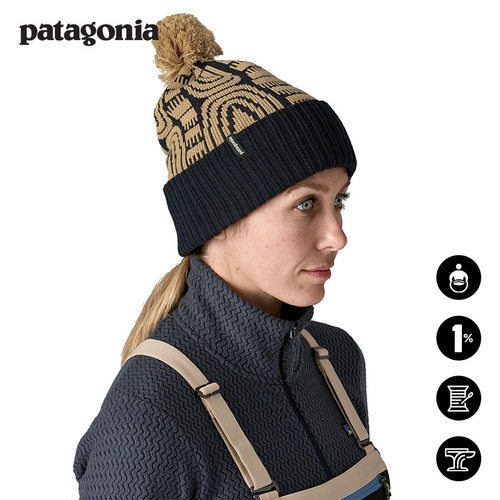 patagonia冬季保暖毛线帽