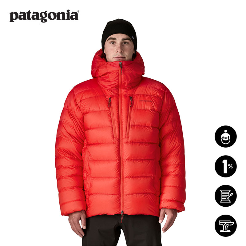 patagonia中性连帽羽绒服