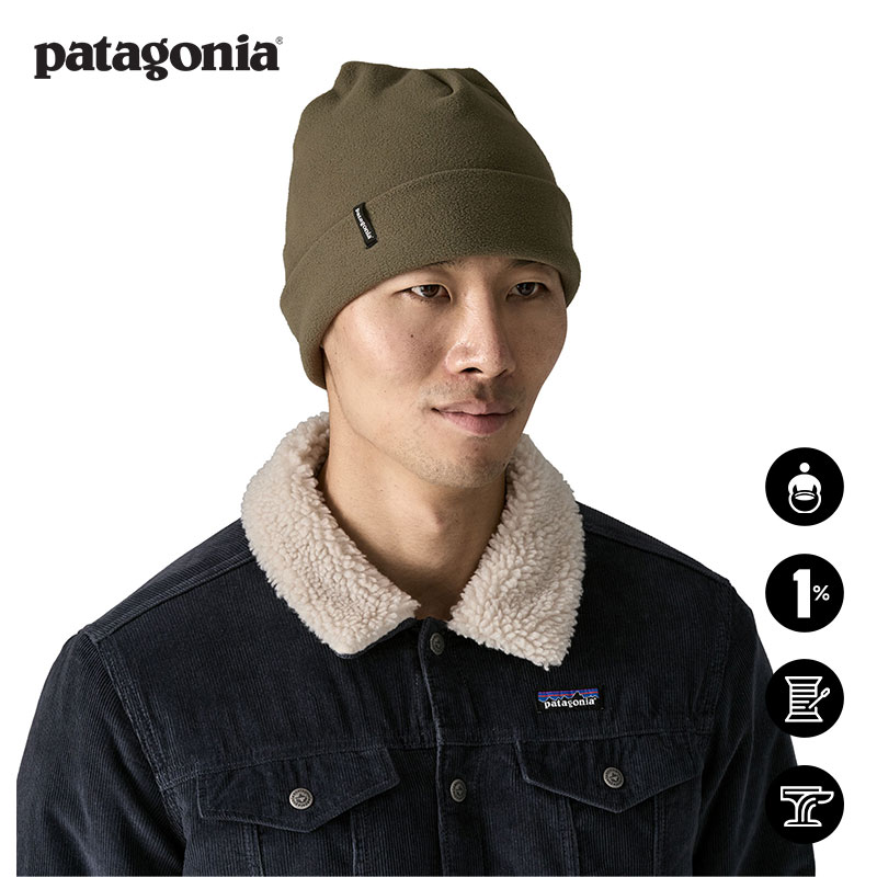 patagonia冬季保暖抓绒帽