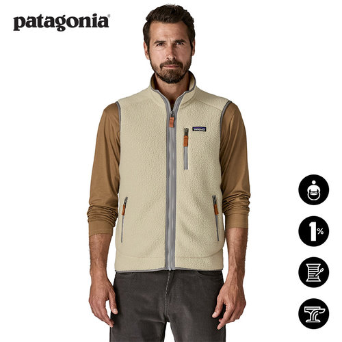 patagonia男士保暖抓绒马甲