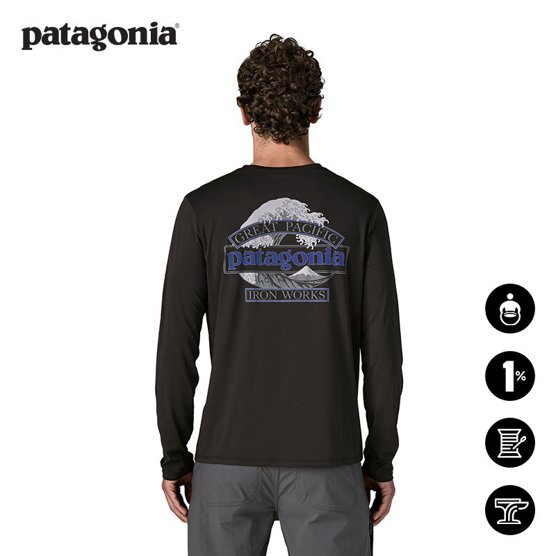 patagonia男士C1速干长袖T恤图片