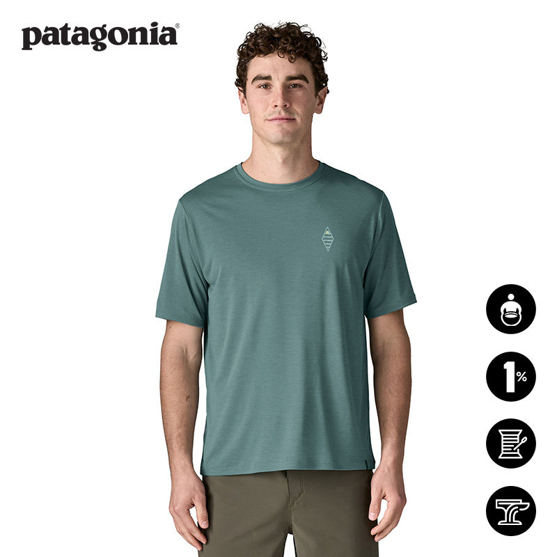 patagonia男士速干短袖T恤图片